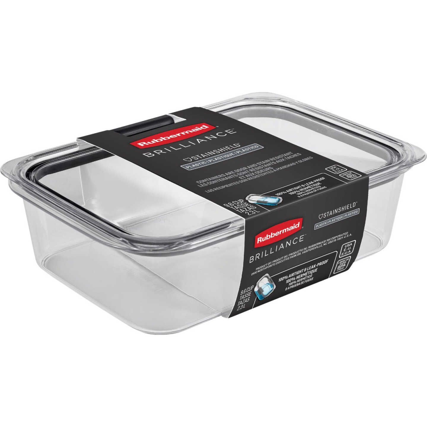Rubbermaid Brilliance 3.2-cup 2-pack Medium Containers, Food Storage  Container Sets